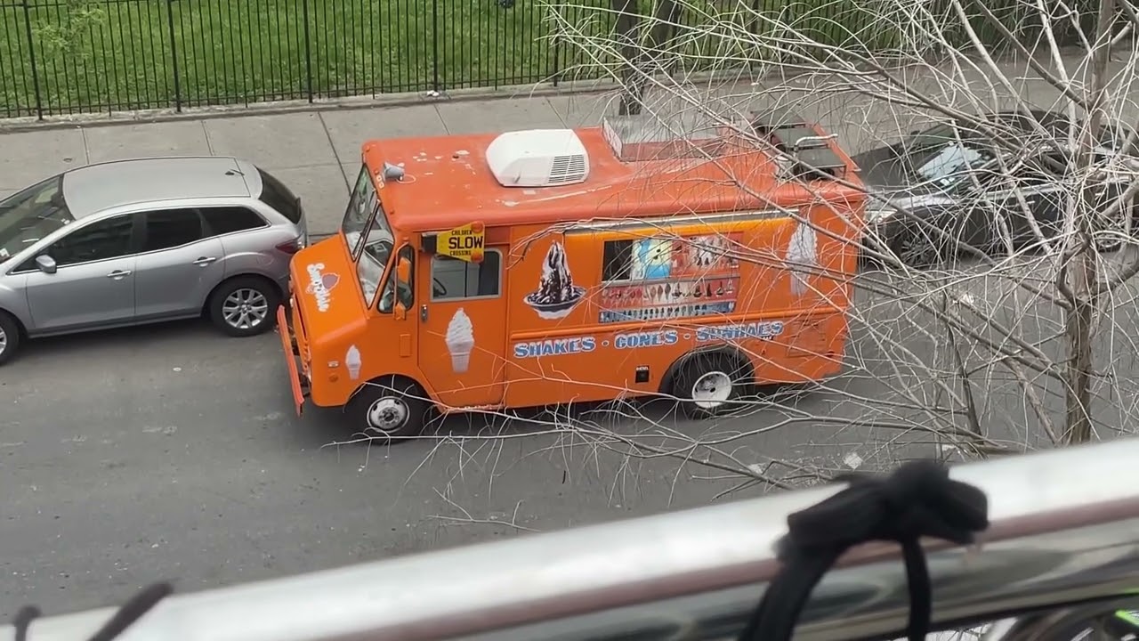 My Old Local Orange Truck Plays OMNI Music Box In Diff Pitches For @icecreamtrucksinliny11950