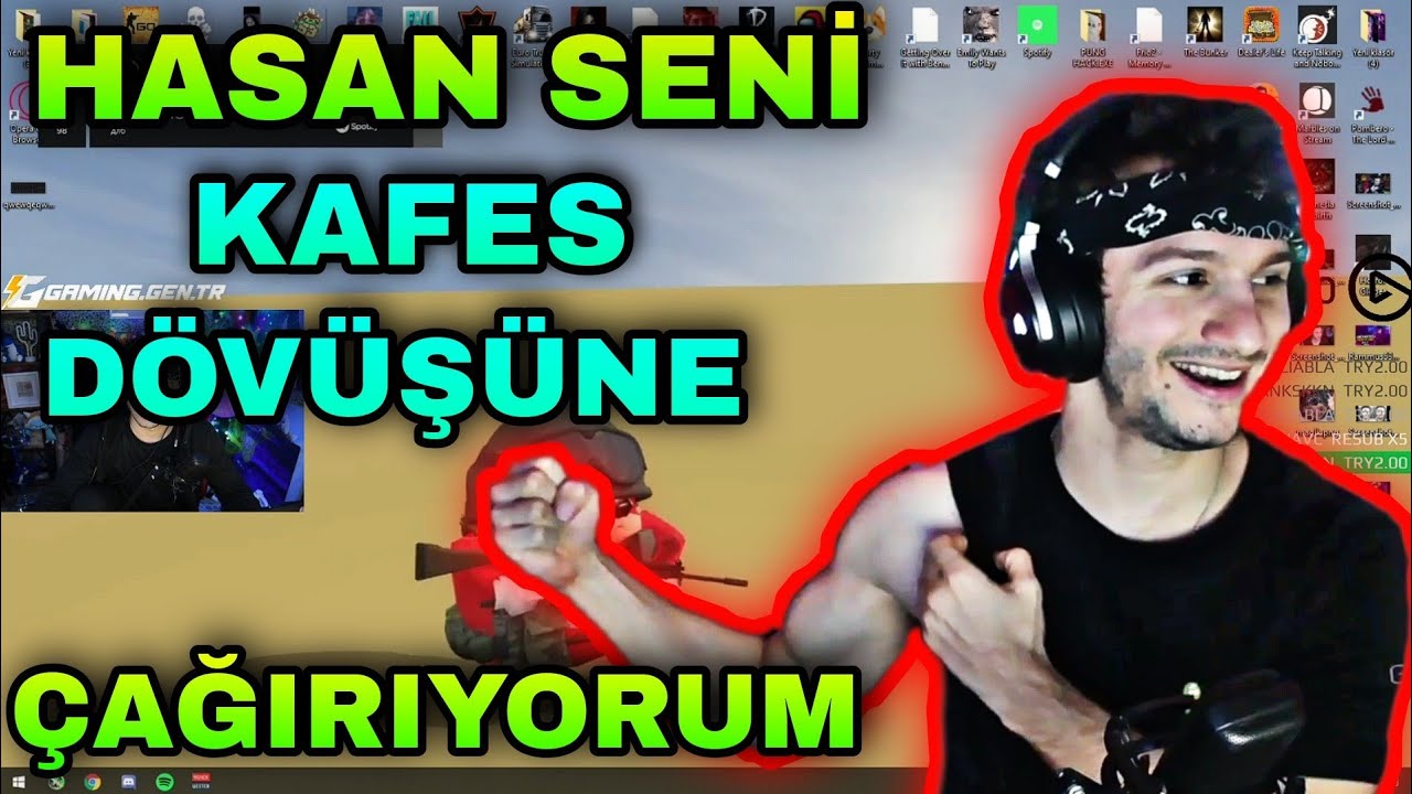 RAMMUS53'DEN GÜNLÜK KOMİK ANLAR #416 (HASAN SENİ KAFES DÖVÜŞÜNE ÇAĞIRIYORUM)