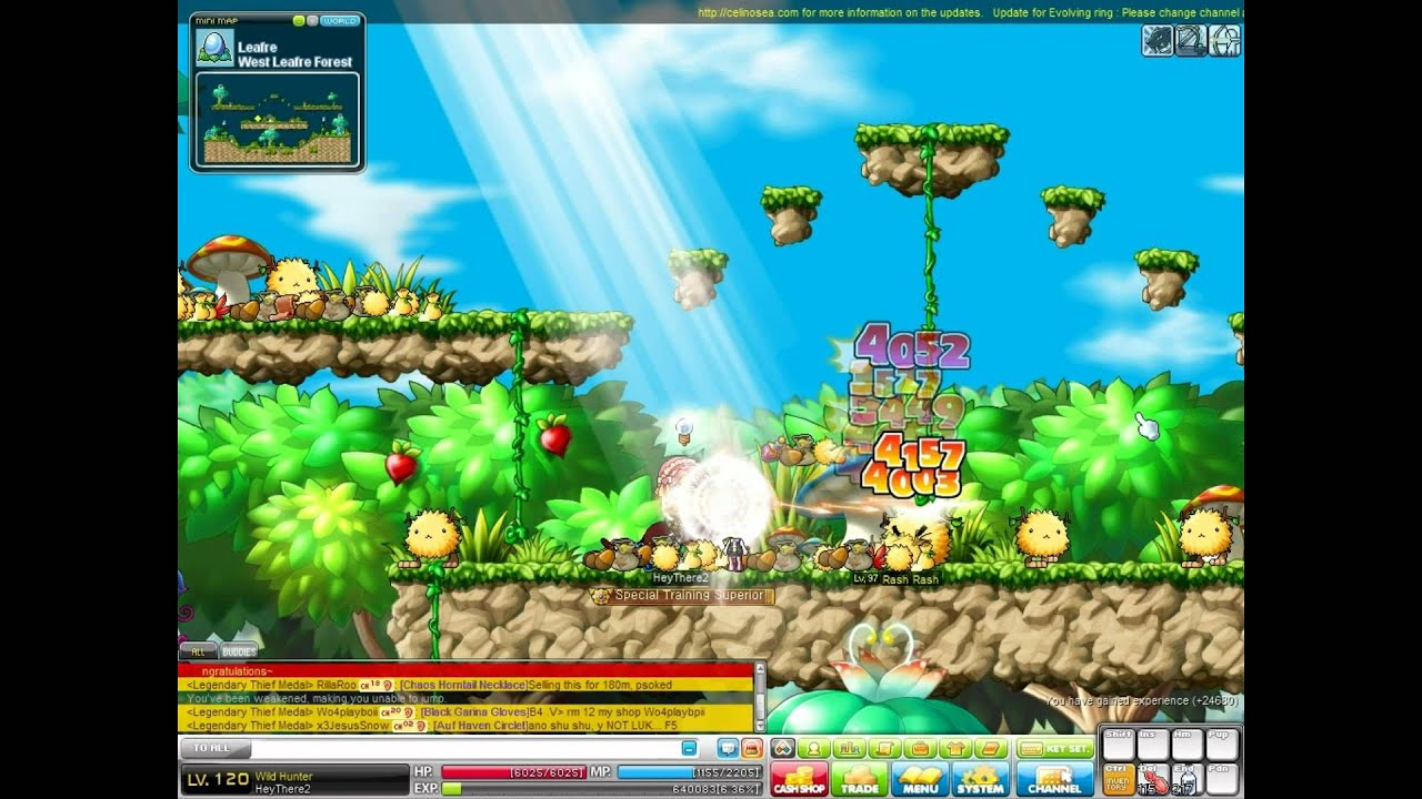 MapleStory WIld Hunter Skills Little Demo