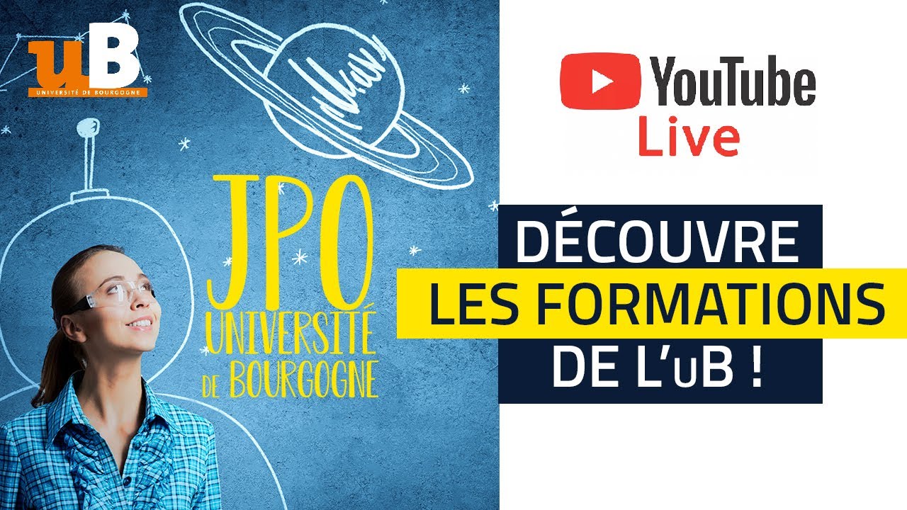 JPO's 2021 de l'uB (2- SVTE, IUVV, Sc et Techniques, ISAT, ESIREM, IUT, INSPE)