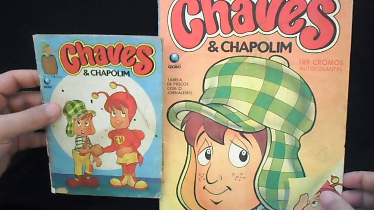 Chaves e Chapolin álbum de figurinhas e HQ número 1