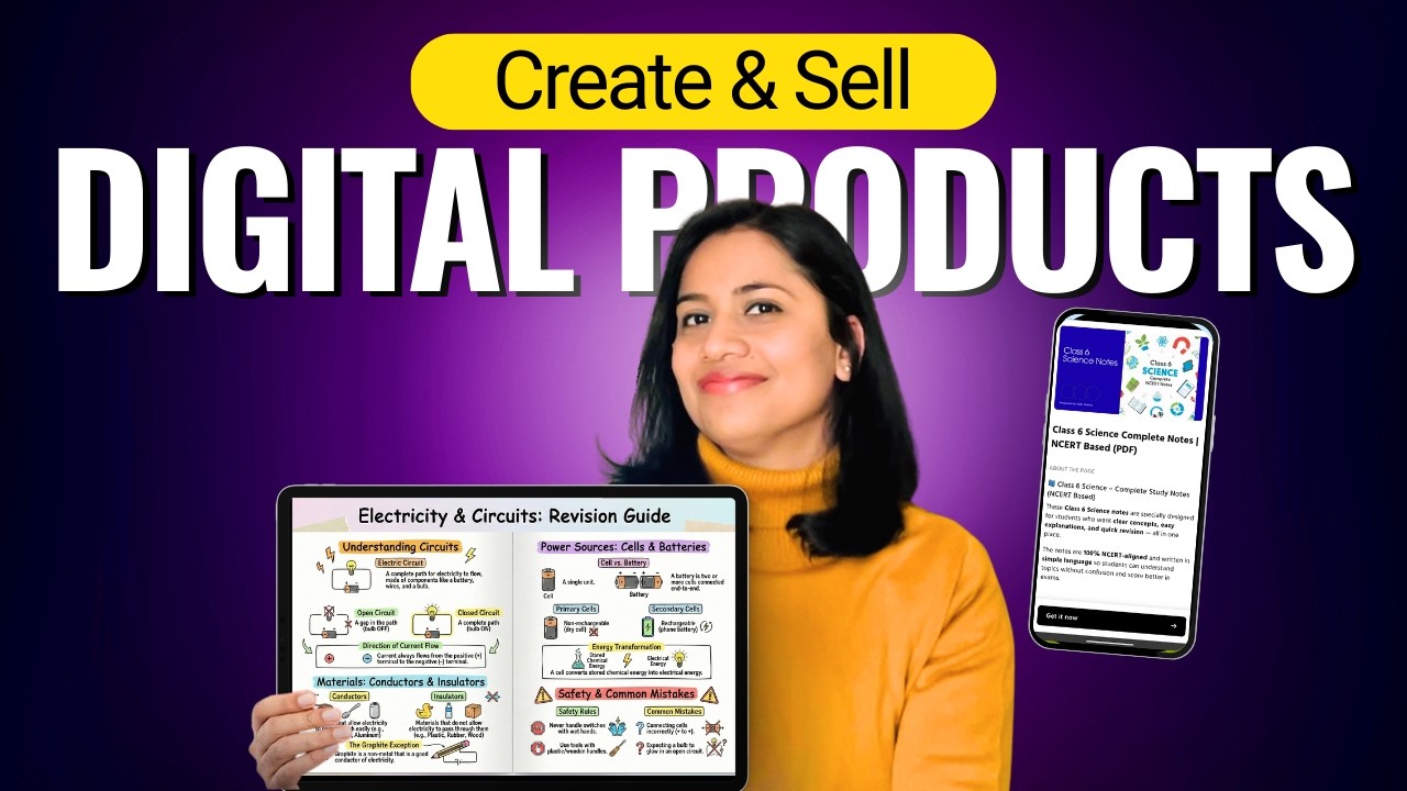 Make Money 🤑 Selling your Notes, eBooks & More⚡️