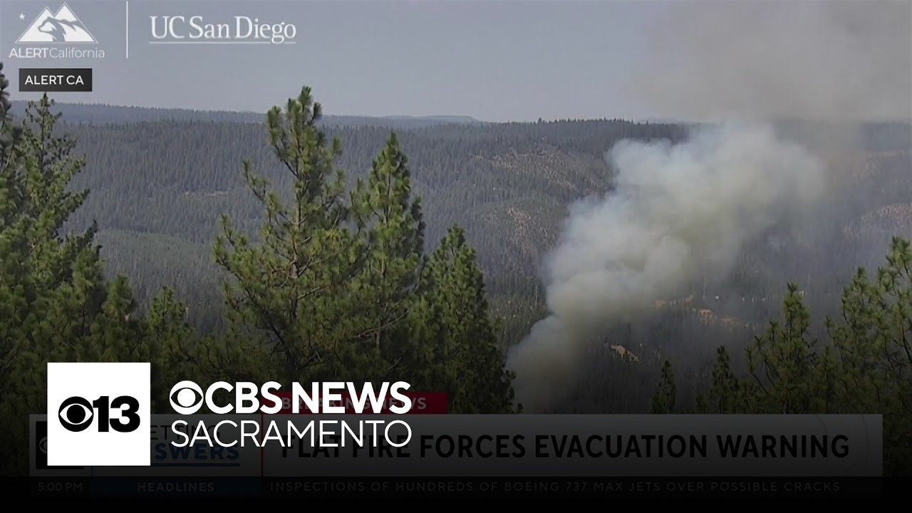 Flat Fire in Nevada County prompts evacuation warning