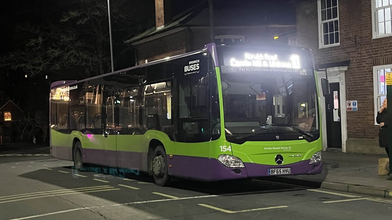Ipswich Buses 154 BF65 HVU