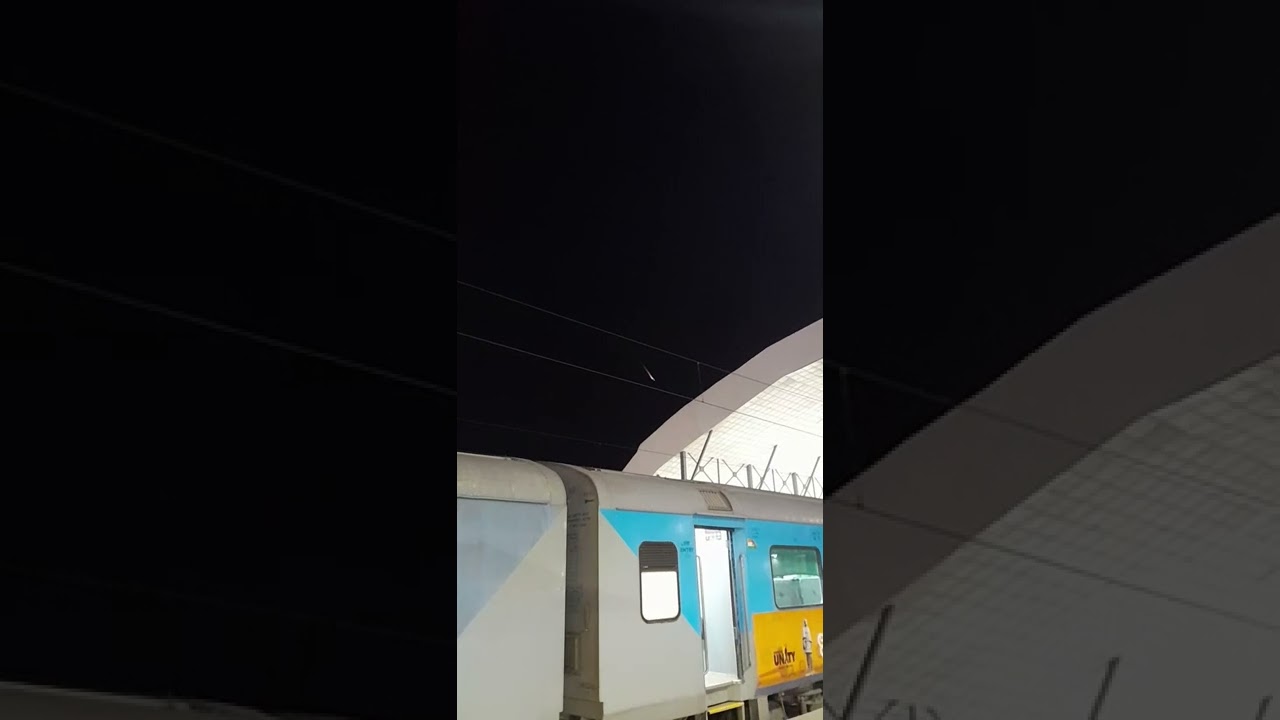 Meteor showering in Ekta Nagar (near the Statue of Unity) in Kevadia