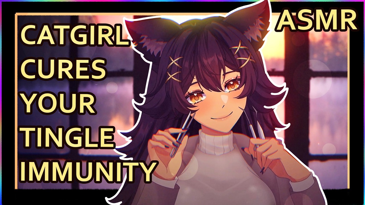 Catgirl Cures Your Tingle Immunity | ASMR | Personal Attention |  [ear cleaning] [writing] [slime]