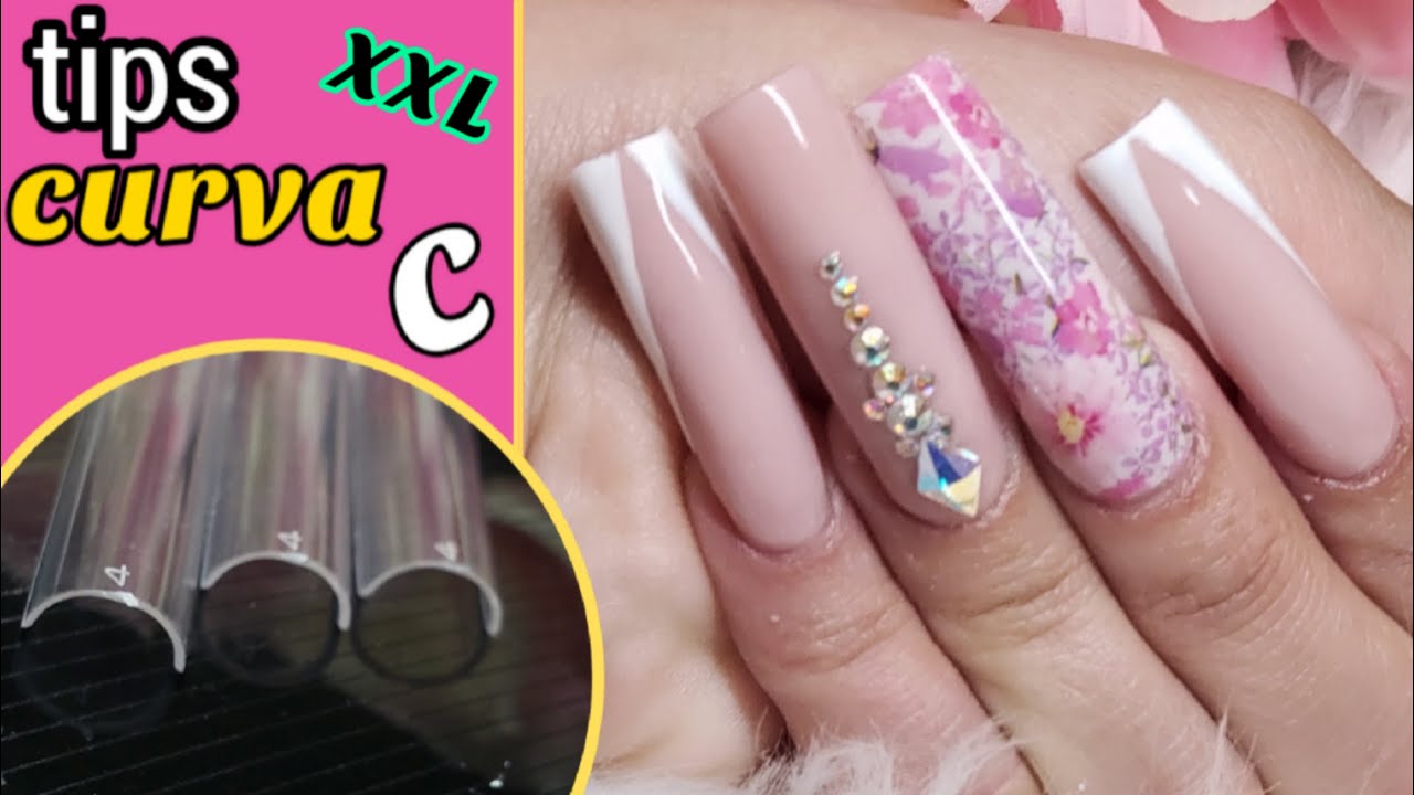Como Hacer Uñas EXTRA LARGAS con TIPS | 💅 tips con Curva C
