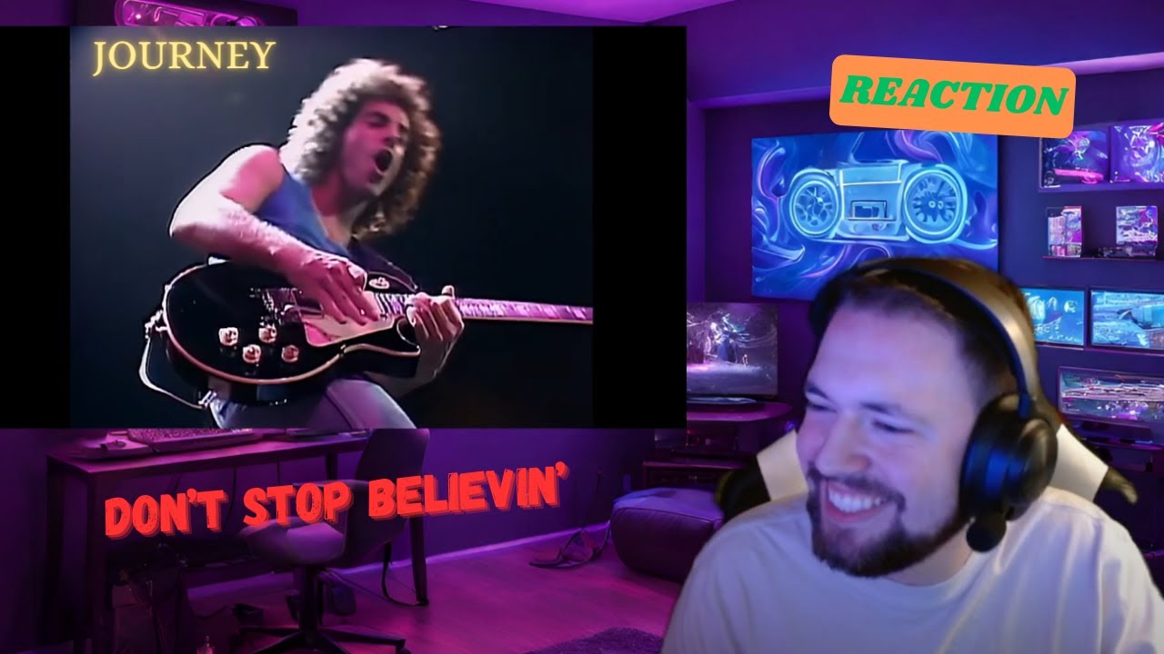 Reaction/Best of all time - Journey Don't Stop Believin' (Live 1981: Escape Tour)