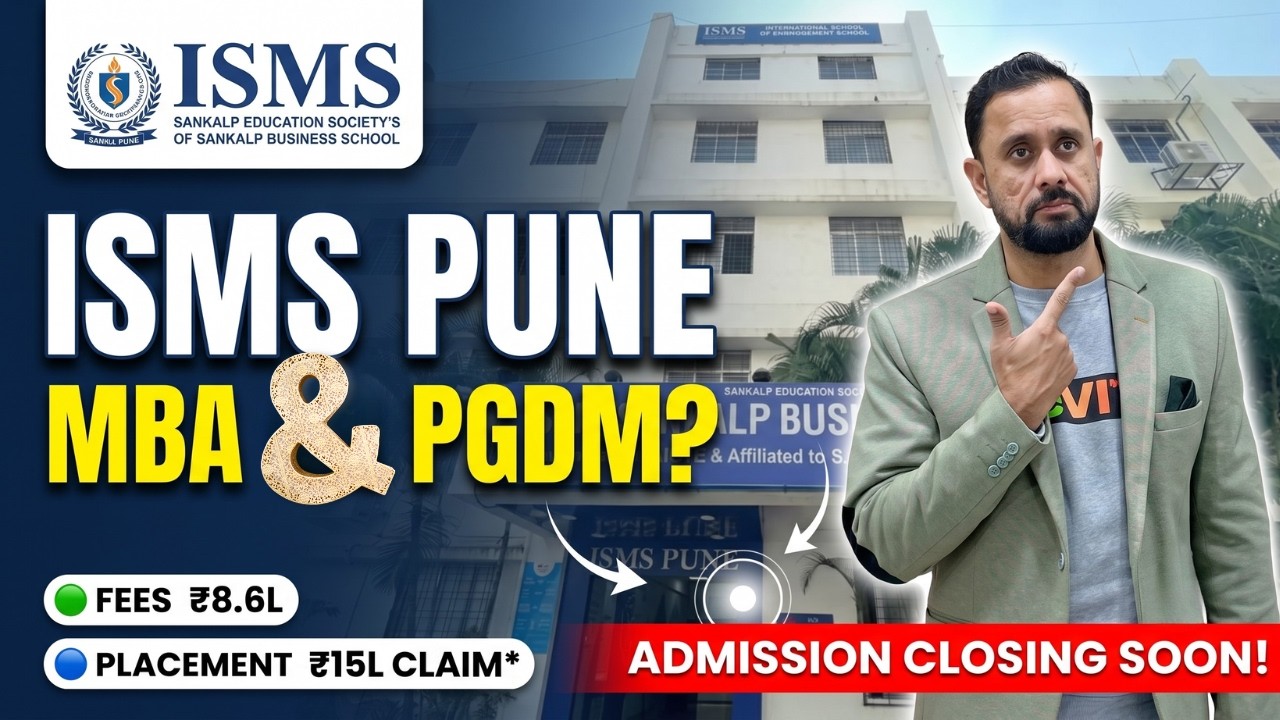 ISMS Pune Admission 2026 | Last Chance to Apply! Honest College Review