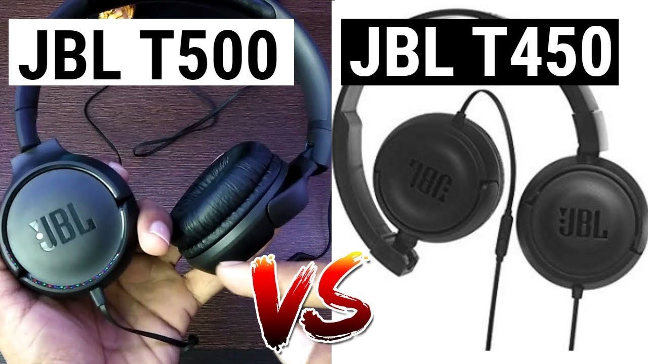 Comparison Between JBL T500 vs JBL T450 - 7startech