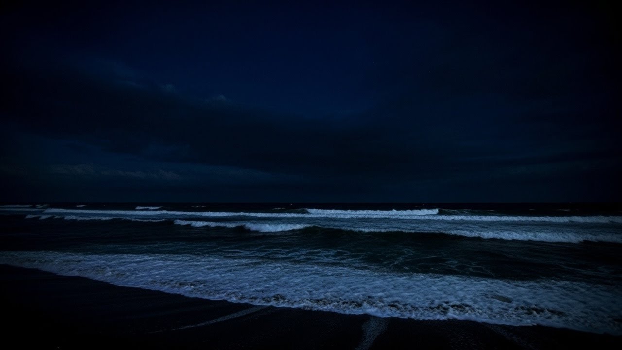 Midnight Blue Silence: The Ocean's Deepest Breath