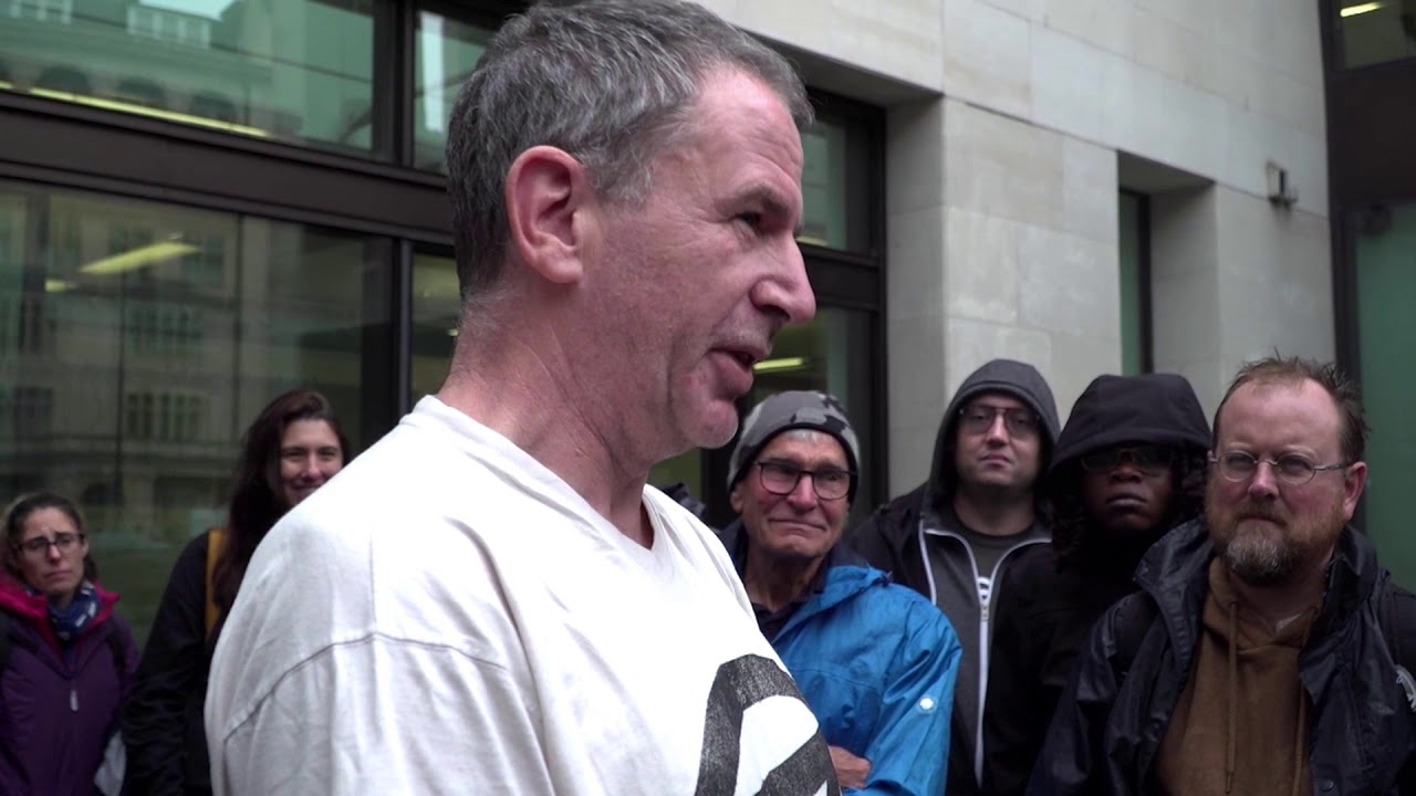 James Brown (Paralympian) leaves Westminster Court | 12 October 2019 | Extinction Rebellion UK