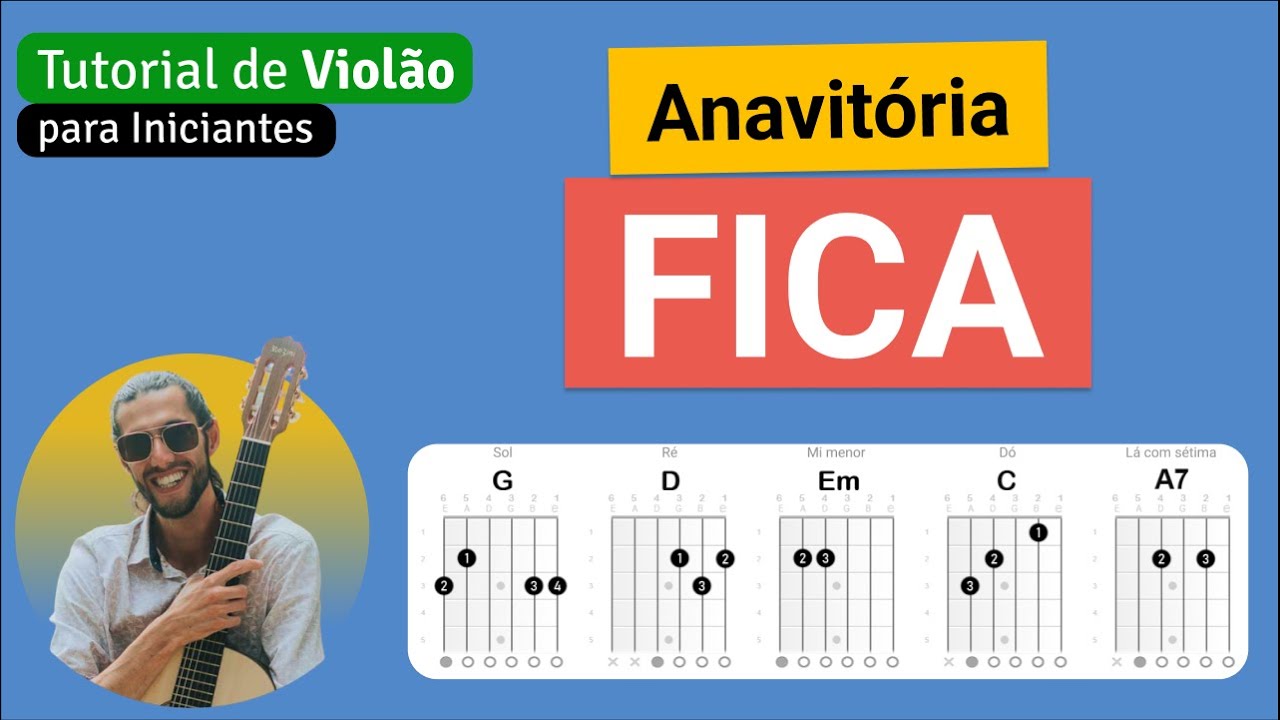FICA (Anavitória) | Como tocar no Violão com cifra simplificada