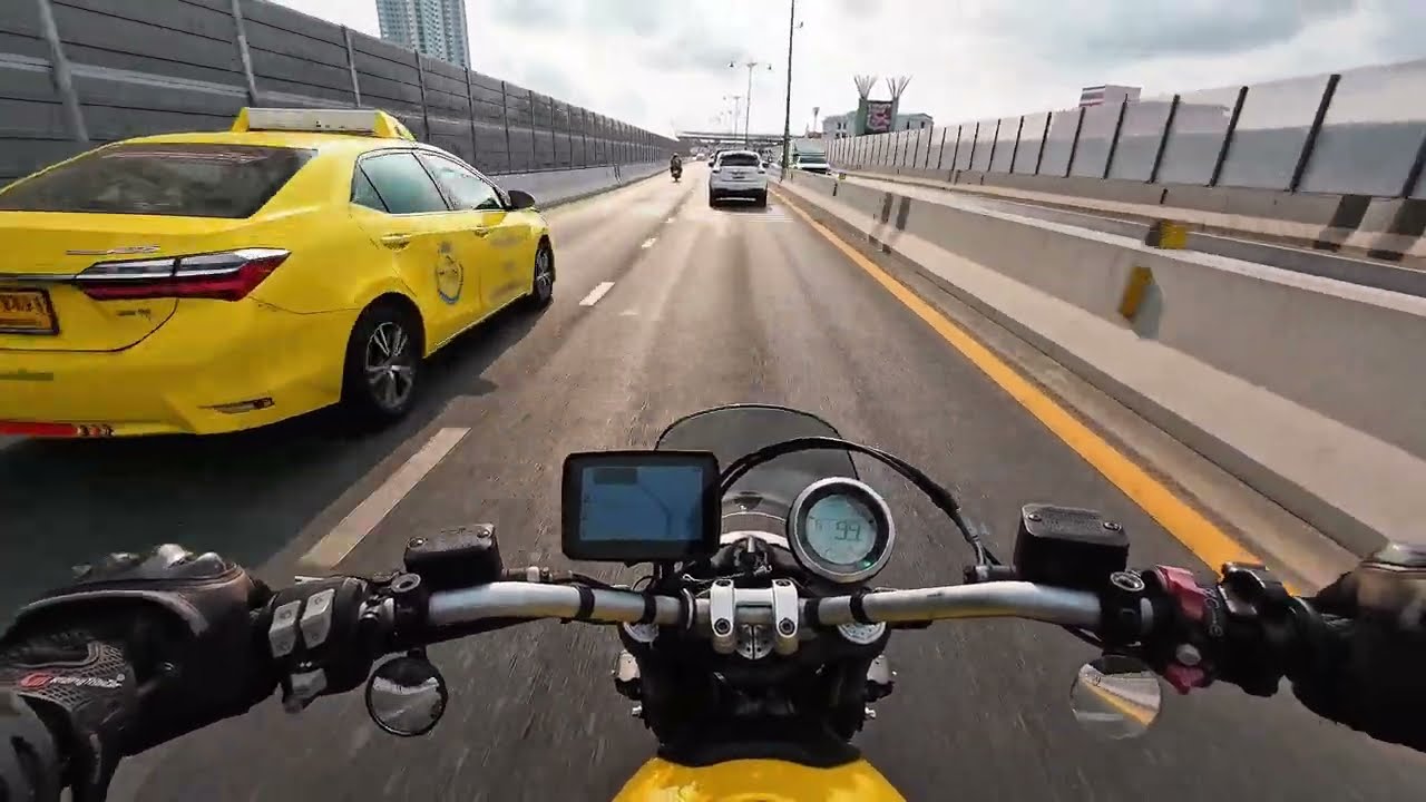 Ducati Scrambler 800 / POV / Ride to Wolk / Thailand / Dji Action 4 / Filter ND8