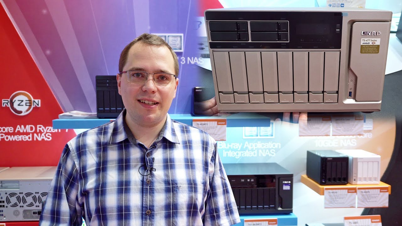 Computex 2017: QNAP TS-431X2, TS-431P2, TS-453BT3 und TS-X77 kurz vorgestellt