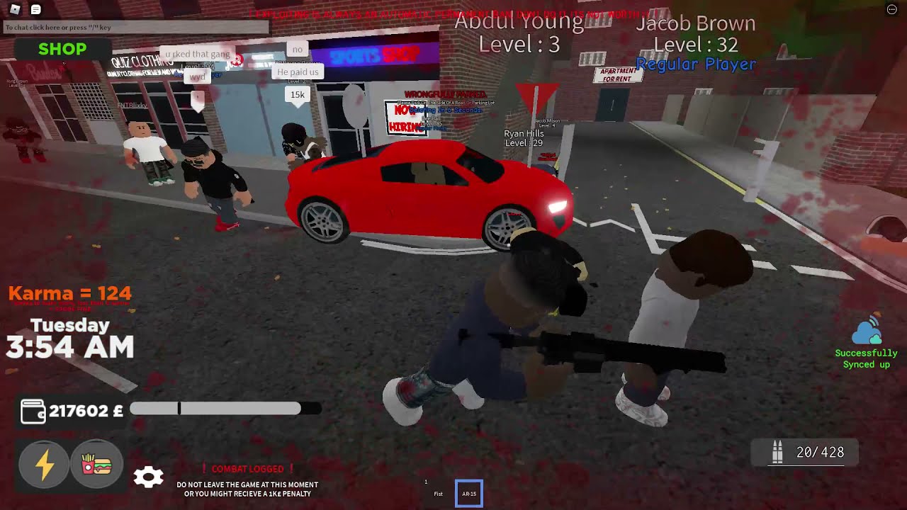 Killed The Whole Server With A Ar-15 Solo! (south london 2)- watch till end admin get mad...