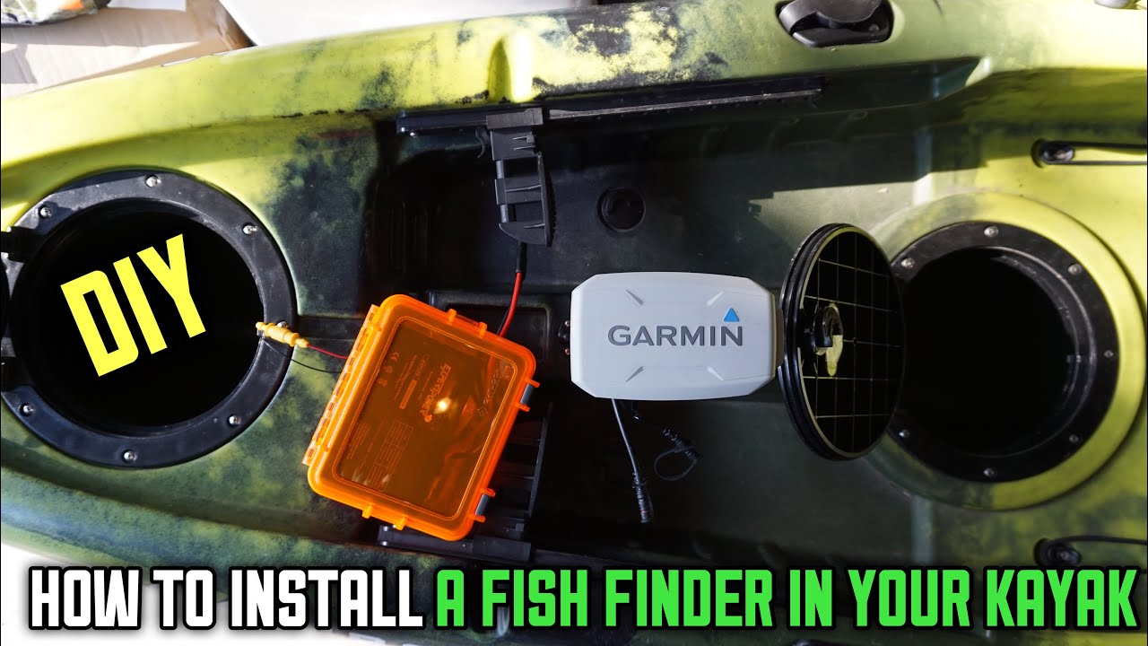 How To Install A Garmin Striker 4 In Your Kayak DIY!