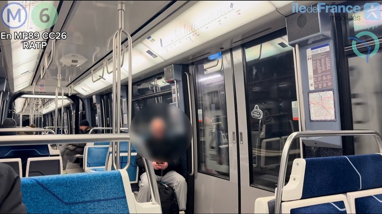 M6 - MP89 CC26 RATP | Kl&eacute;ber &rarr; Boissi&egrave;re 