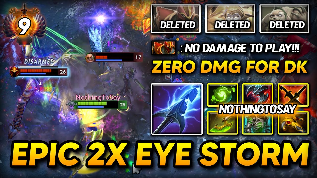 EPIC 2X EYE OF STORM STRIKE By NothingToSay Razor With Refresher Orb Build Zero Damage For Davion
