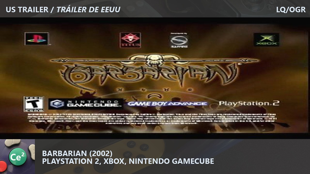 Barbarian (PS2/Xbox/GC) (2002) Video Game US Trailer