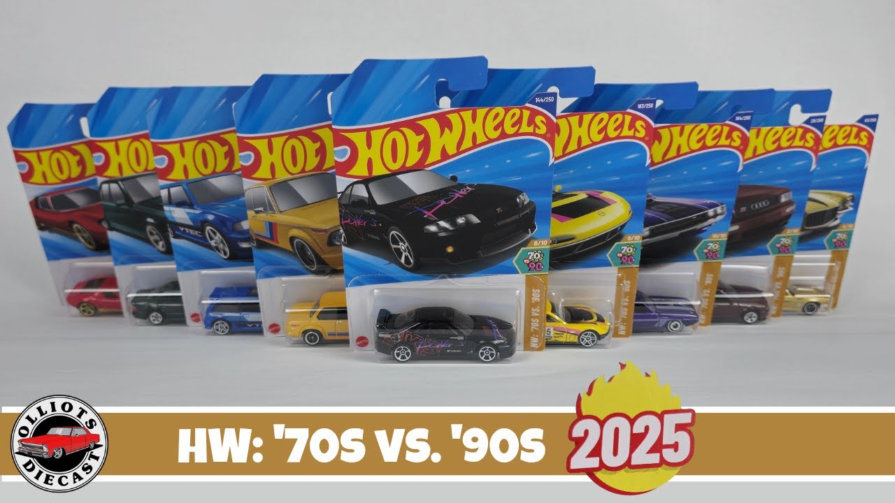 Hot Wheels '70s Vs '90s 2025