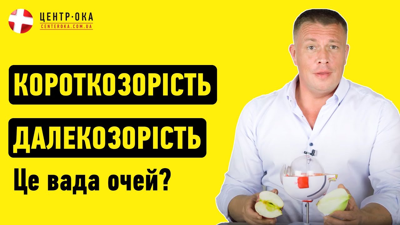 Близорукость и дальнозоркость: Принцип работы зрения |Офтальмологическая клиника Центр Ока г.Киев