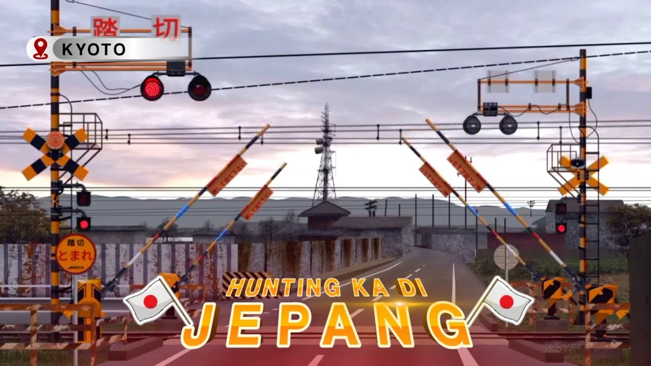 Kompilasi Kereta Melintas di Prefektur Kyoto Jepang🇯🇵 - ANIMASI HUNTING KERETA API