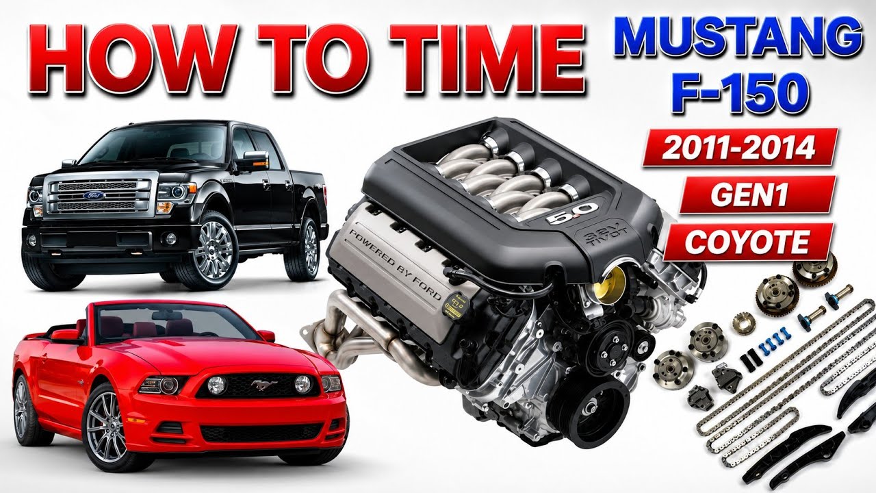How to Time: Mustang & F150 Coyote 5.0 GEN1 Engine Step-by-Step 