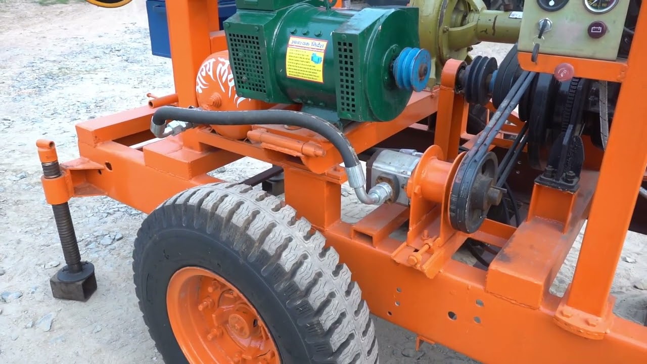 NEW HEAVY MINI WATER BOREWELL MACHINE #borewellmachine  #kew #newmodel