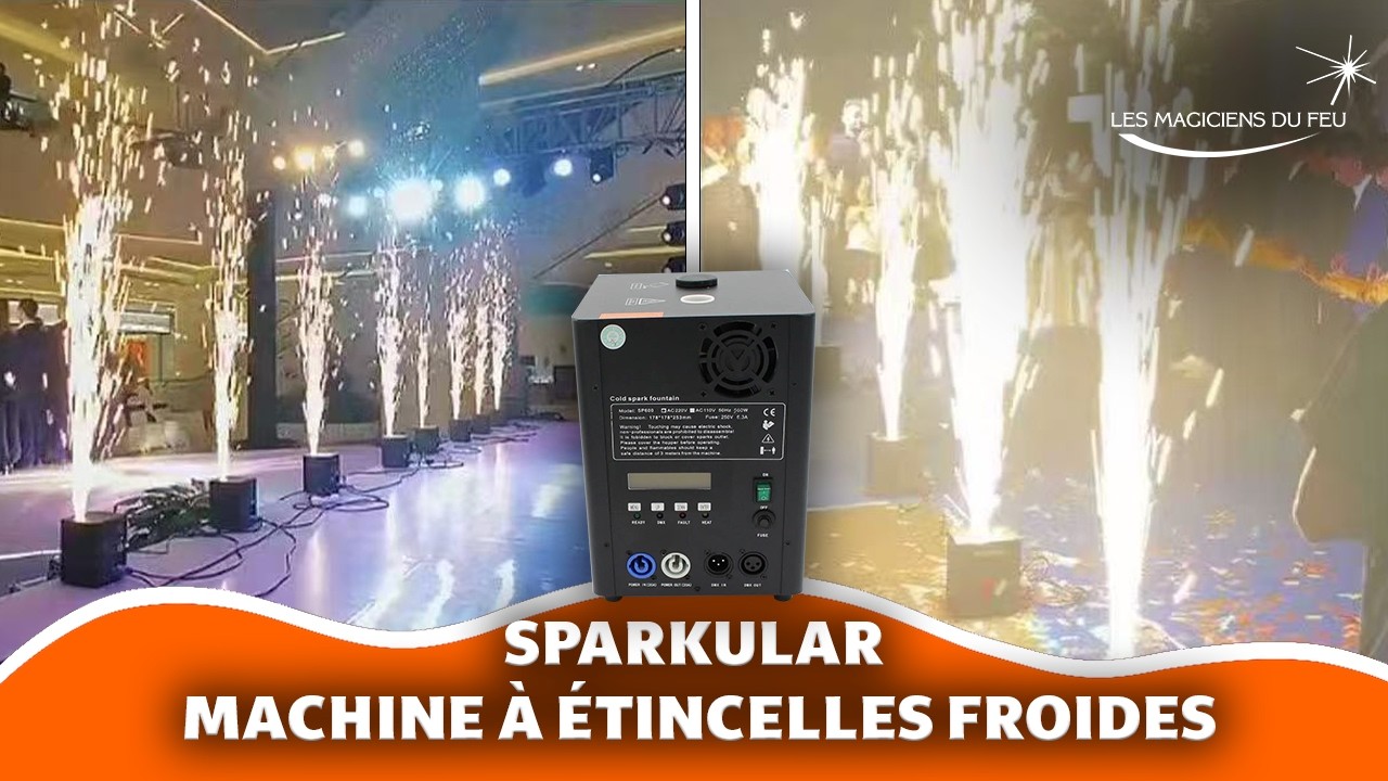 Sparkular – Machine à étincelles froides ✨