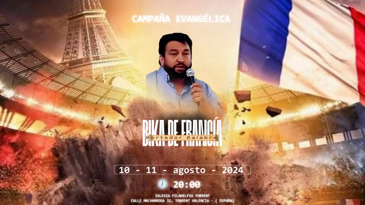 DOMINGO CON BIKA DE FRANCIA - CULTO POR LA MAÑANA