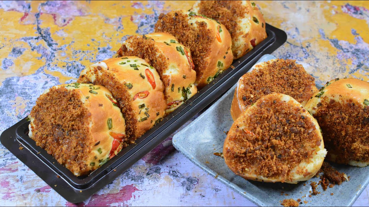 ROTI GULUNG ABON SUPER LEMBUT ALA BAKERY TERKENAL | FLOSS ROLL BREAD