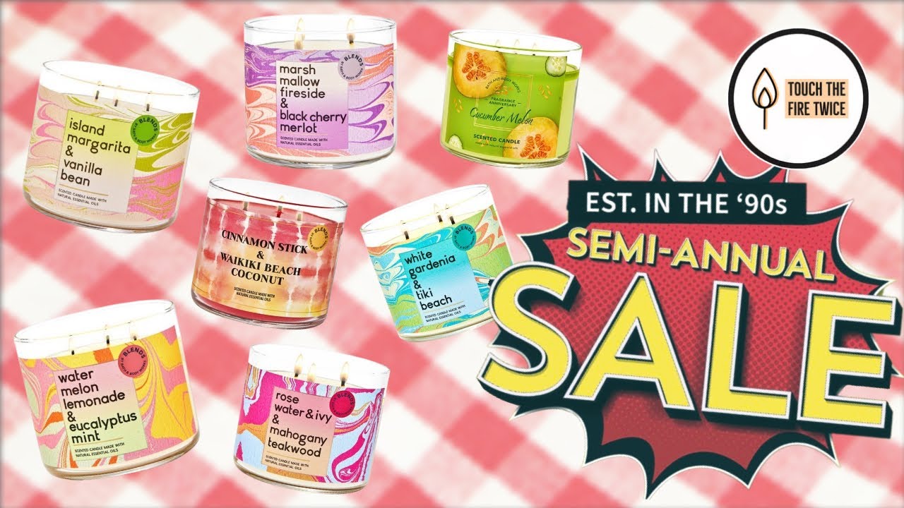 Semi-Annual Sale Candle Haul & Review 2023 | Bath & Body Works Blends Collection | TouchTheFireTwice
