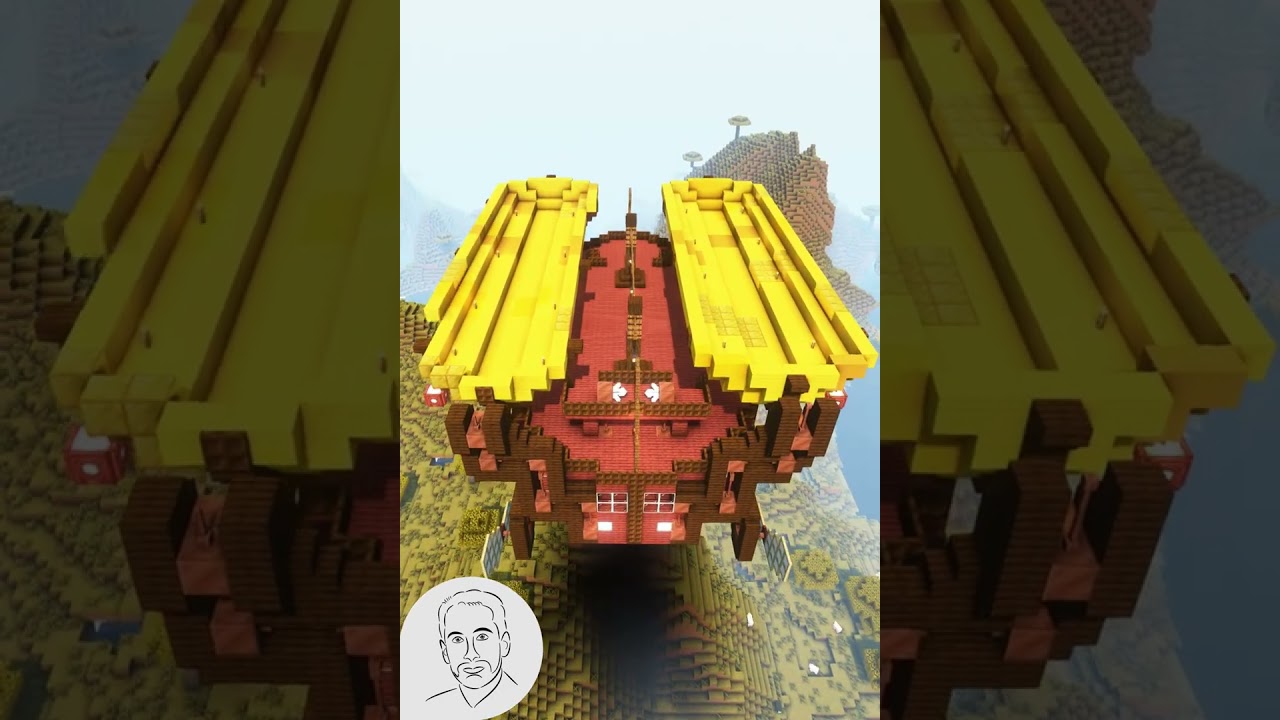 Luftschiff - So geht Minecraft #luftschiff #zeppelin # zeitraffer #timelaps #shorts
