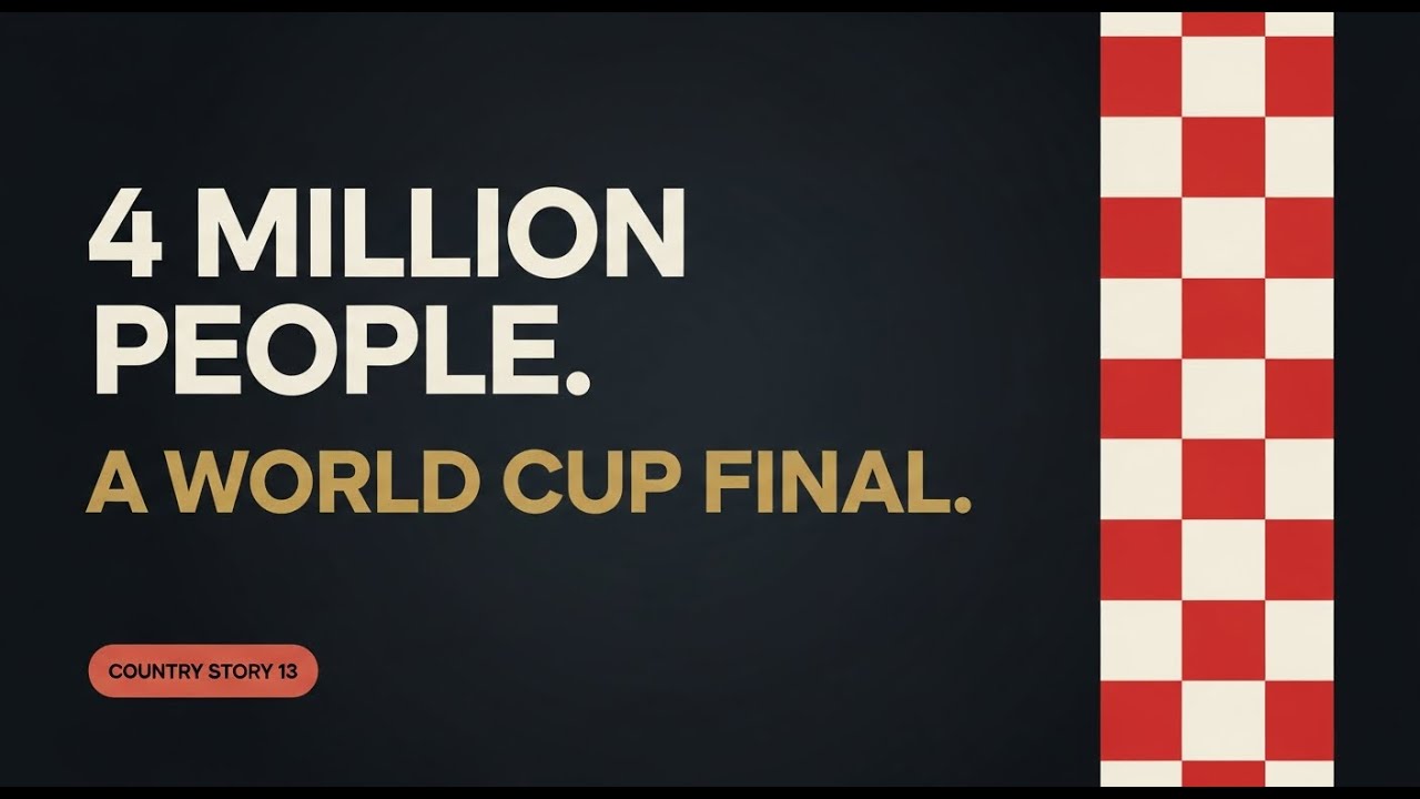 Croatia's Impossible Pipeline: 4 Million People, 2 World Cup Finals