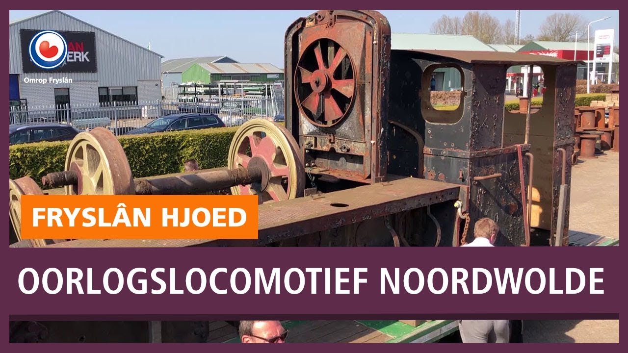 REPO: Zeldzame oorlogslocomotief voor Noordwolde