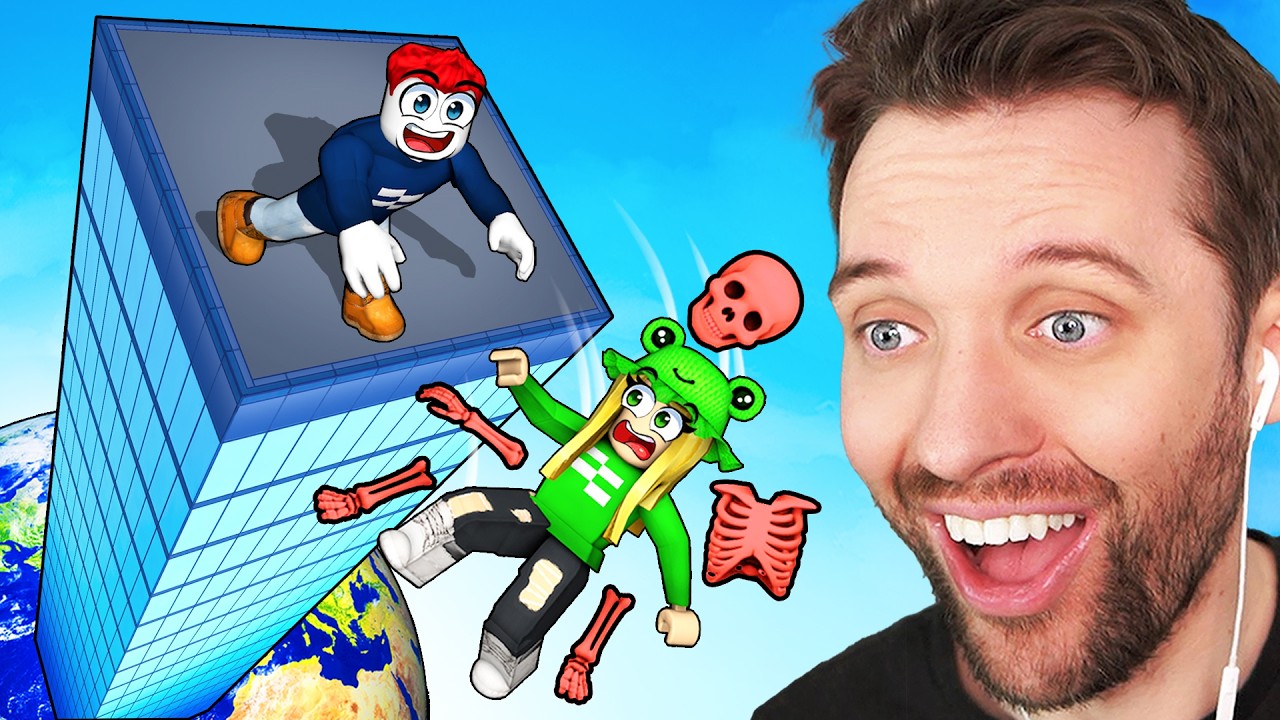 Werfe Freunde für Geld in Roblox (Admin kommt)
