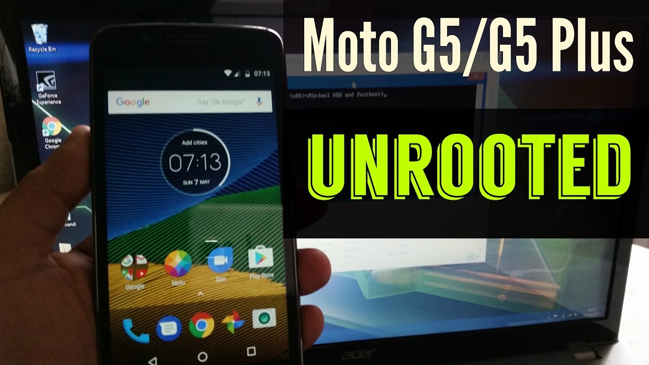 MOTO G5 /G5 PLUS 2017 UNROOT| UNBRICK/Flash Back To Original Stock Firmware