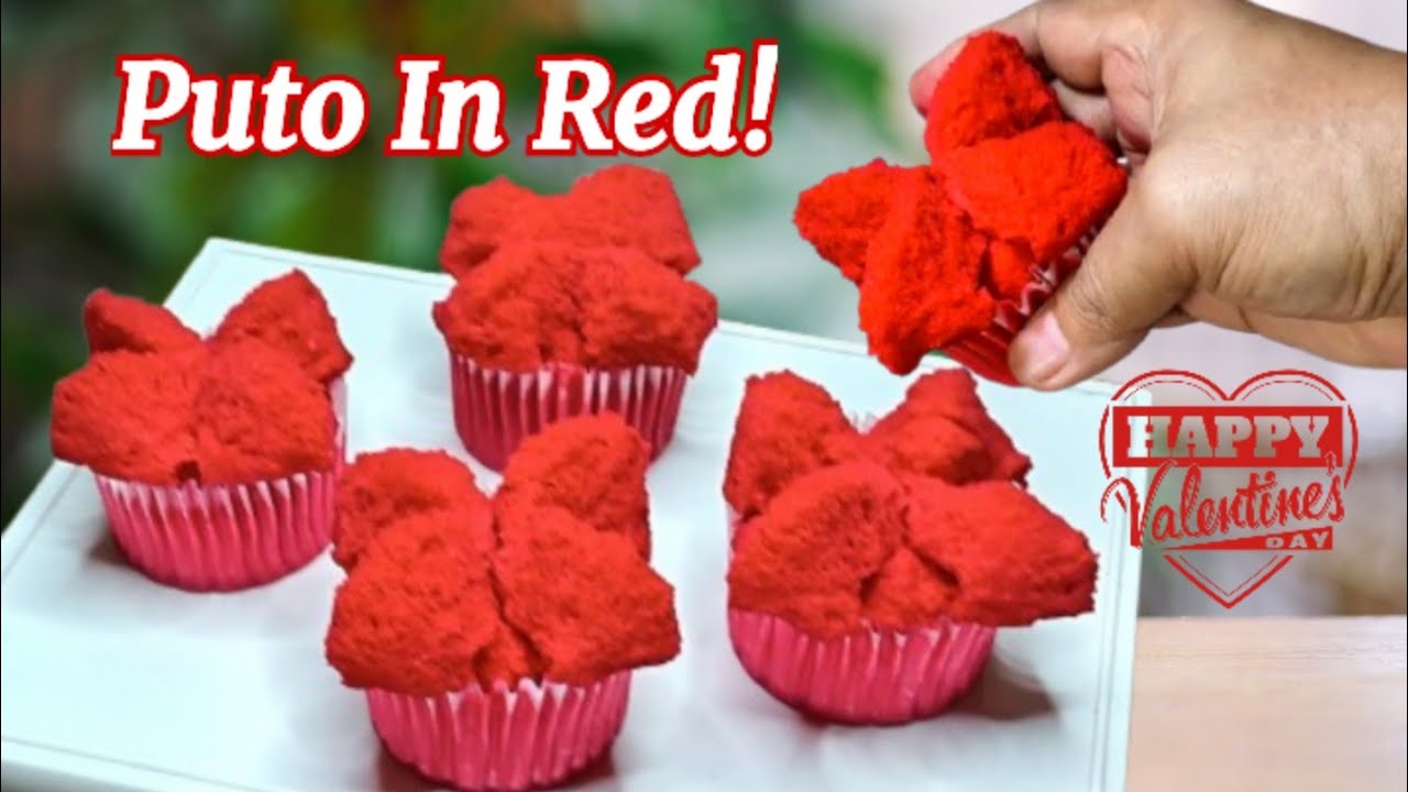 Perfectly Bloomed No-Bake Red Velvet Puto