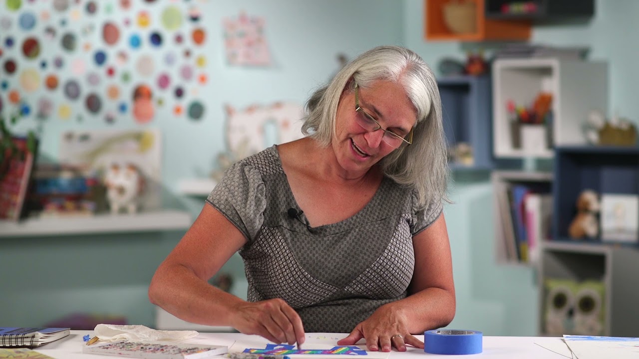 Kids Art Week 2021 - Lesson 2 - Taped Rainbow Animals
