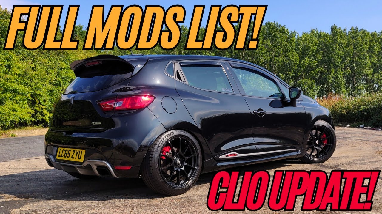 FULL MODS LIST!! Renault Clio RS Trophy update!