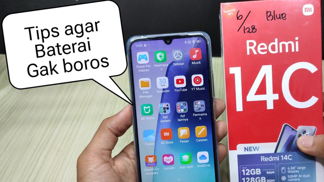 tips agar baterai tidak cepat habis Redmi 14c