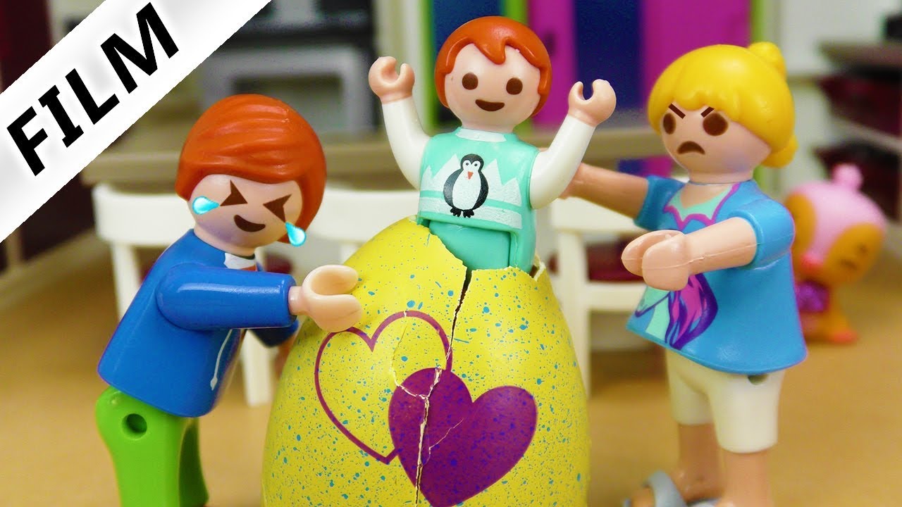 Kinderfilm Familie Vogel:EMMA IM HATCHIMAL EI -Ist sie eine Colleggtibles Sammelfigur?Playmobil Film