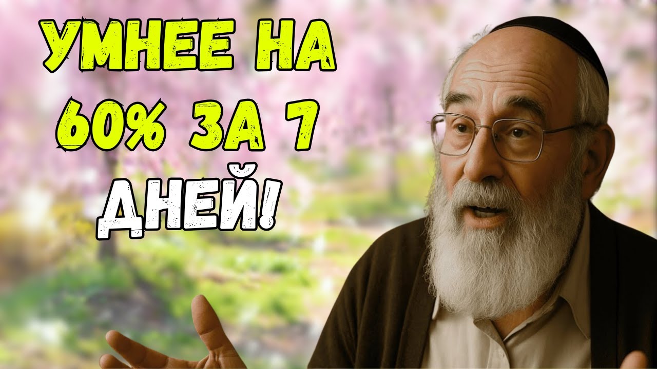 Простой еврейский трюк: за неделю ум станет острее на 60%!