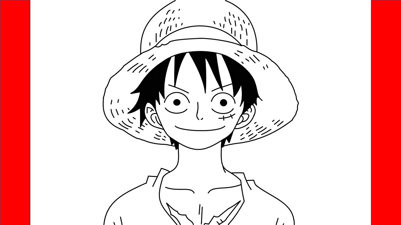 How To Draw Luffy From One Piece - Step By Step Drawing