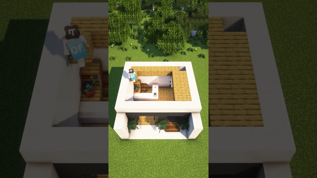 Minecraft Easy Apartment🏠 For Build and No Music #minecraft