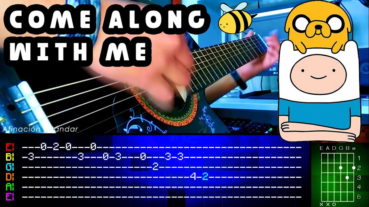 Come Along With Me (Island Song) - Adventure Time | Tutorial [Tabs]