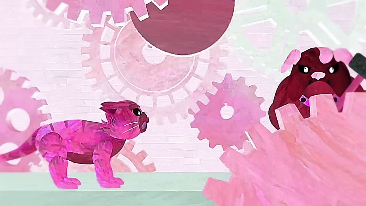 The Cat was startled by the Dog Reverse Effect/ Hickory Dickory Dock