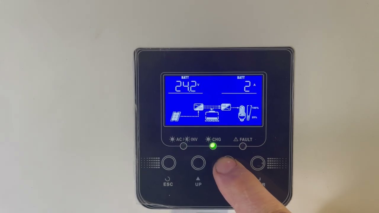 Inwerter solarny off grid Isolar 24V - Czy to działa ?.