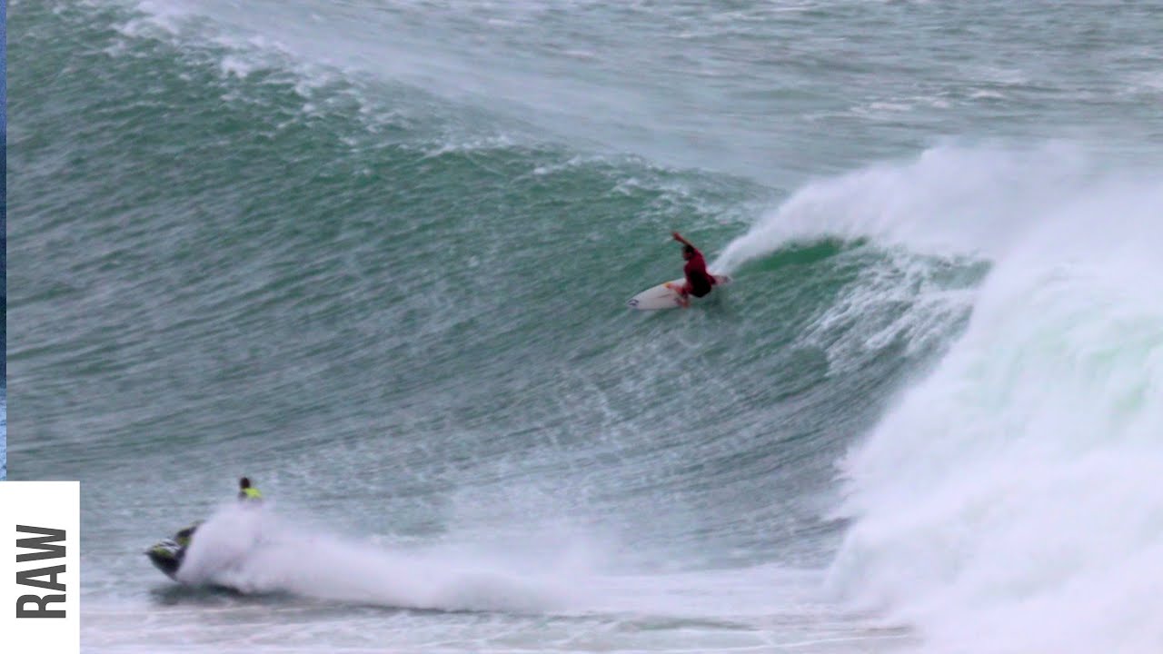 Jack Robinson and Joel Parkinson head out before the Cyclone hits!